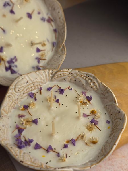 Świeca sojowa w ceramicznej czarce - 